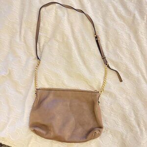 Michael Kors Taupe Crossbody Bag